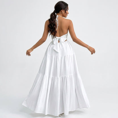 Loom Halter Maxi Dress