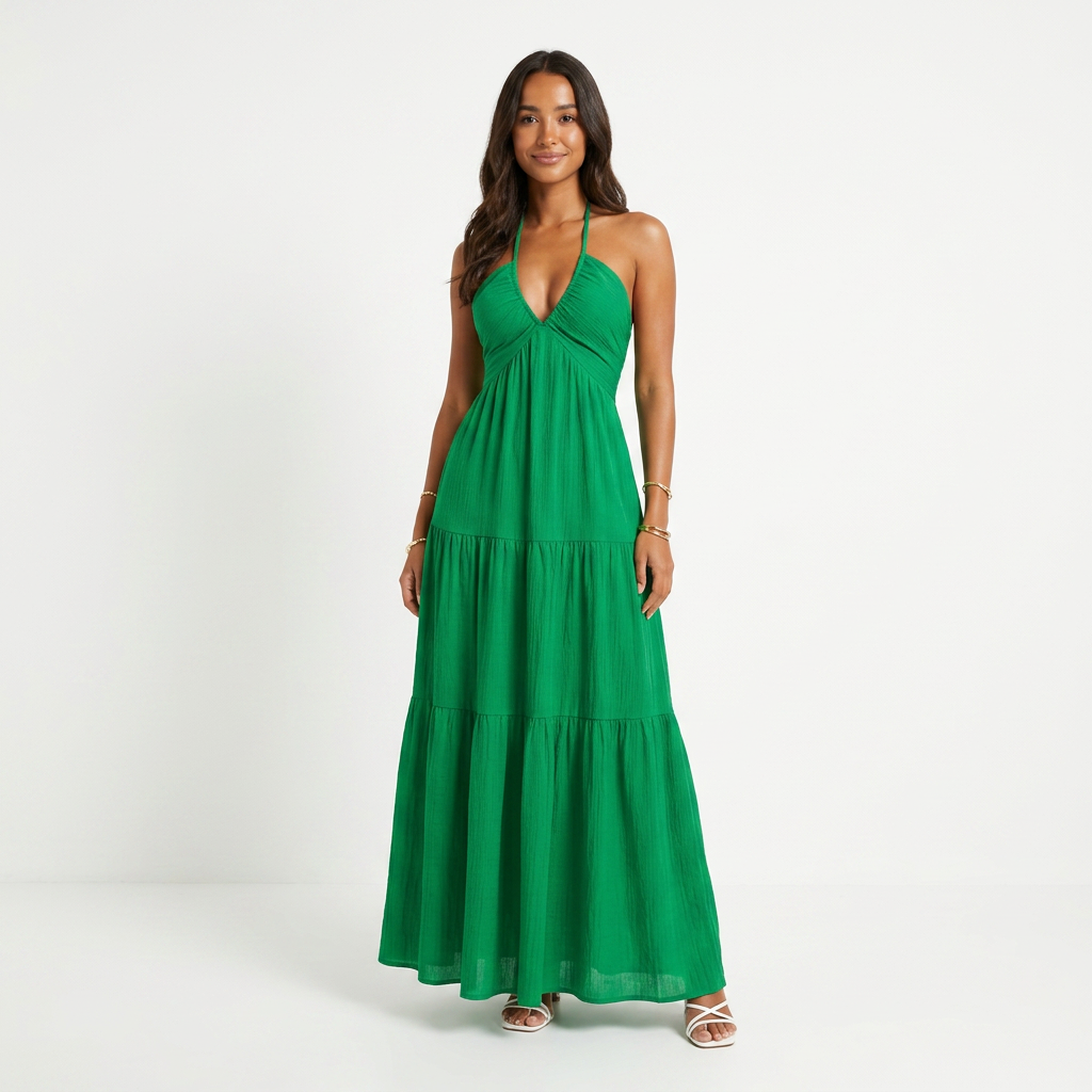 Loom Halter Maxi Dress