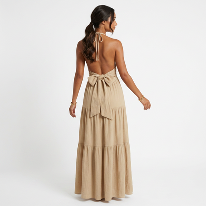 Loom Halter Maxi Dress