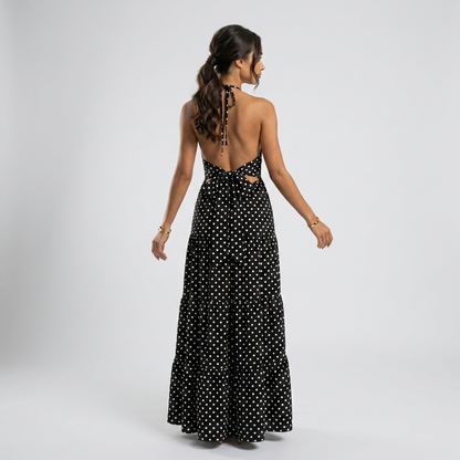 Loom Halter Maxi Dress